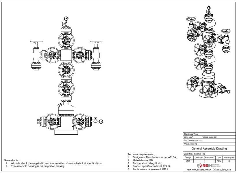 10000_psi_and_15000_psi_wellhead_and_x-mas_tree_assemblies_for_Myanmar_Rein_well_equipment.jpg